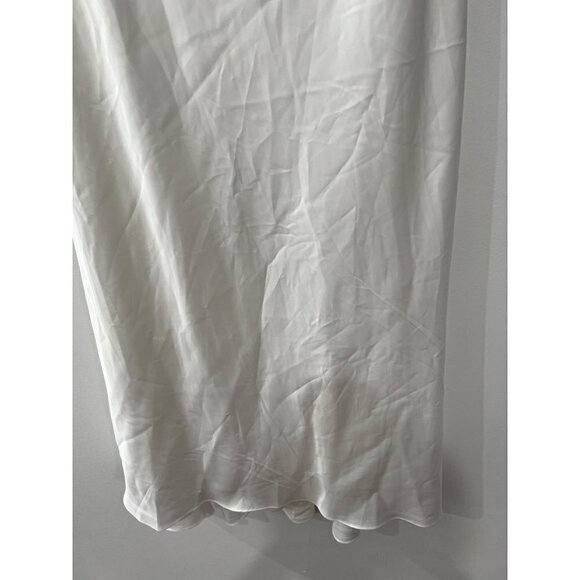 NWTD IEENA FOR MAC DUGGAL Size 6 One Shoulder Calf Midi Dress White MSRP $298 - Picture 12 of 12